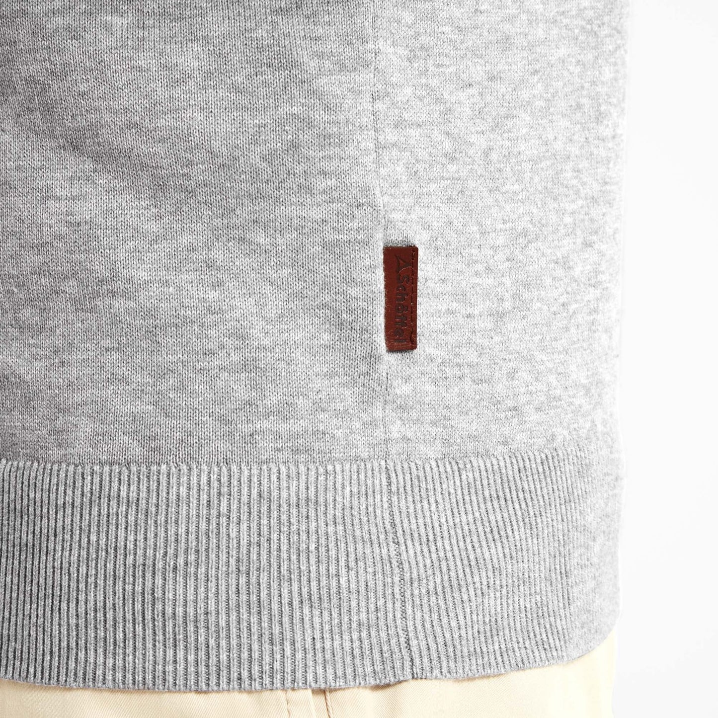 Schoffel Knitwear, the Porthmeor Pima Cotton 1/4 Zip