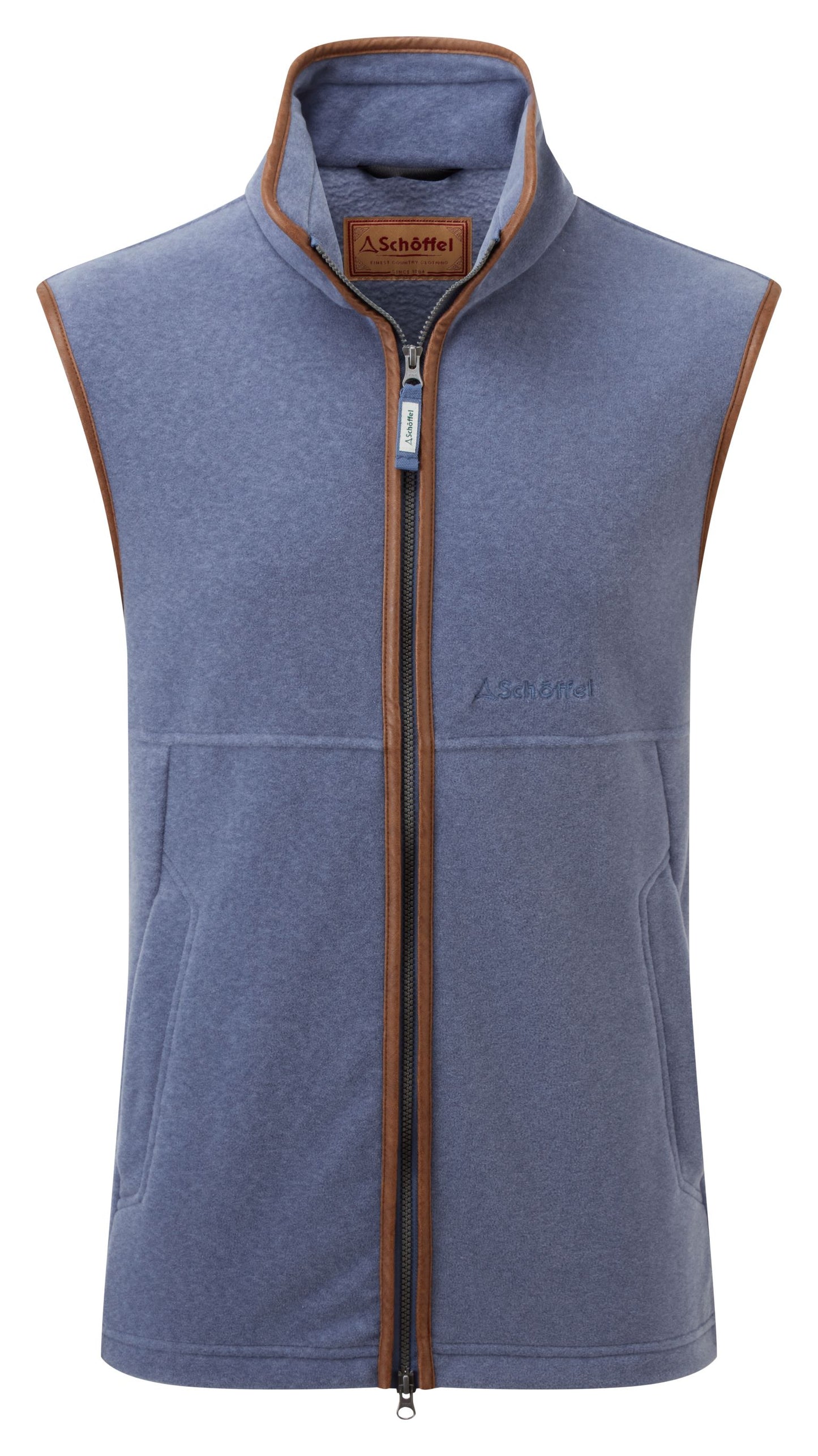 Schoffel Oakham Fleece Gilet - Stone Blue 8560