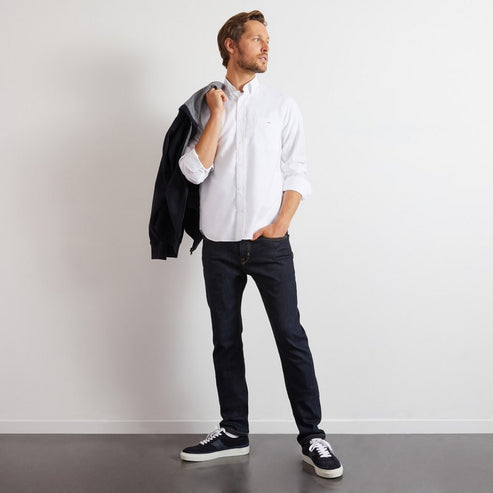 Eden Park Shirts - White cotton shirt - classic Oxford Shirt