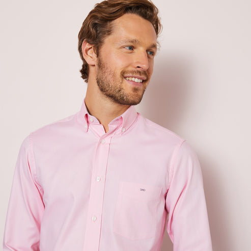 Eden Park Shirts - Pink cotton shirt - classic Oxford Shirt