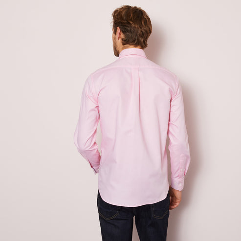 Eden Park Shirts - Pink cotton shirt - classic Oxford Shirt