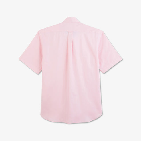 Eden Park Shirts - Short sleeved pink cotton Classic Oxford