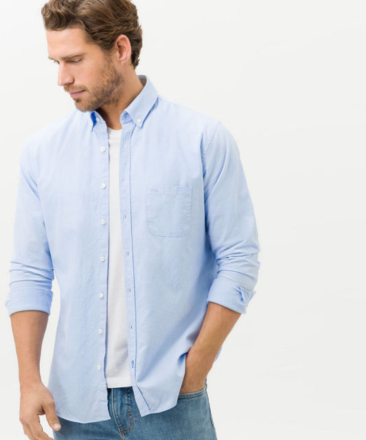 Brax, The Daniel U Button-down collar, lg.-sleeved, so