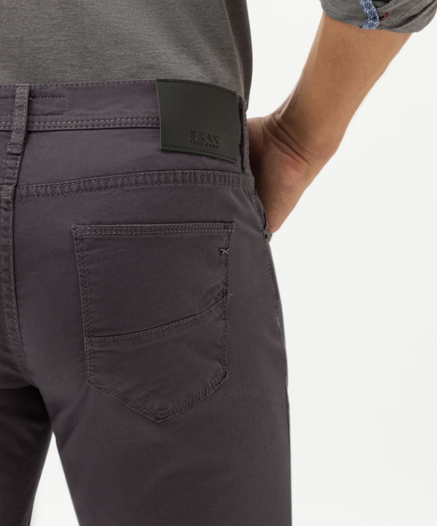 Brax, The Cadiz Five pocket, stretch cotton jeans - Grey (5)