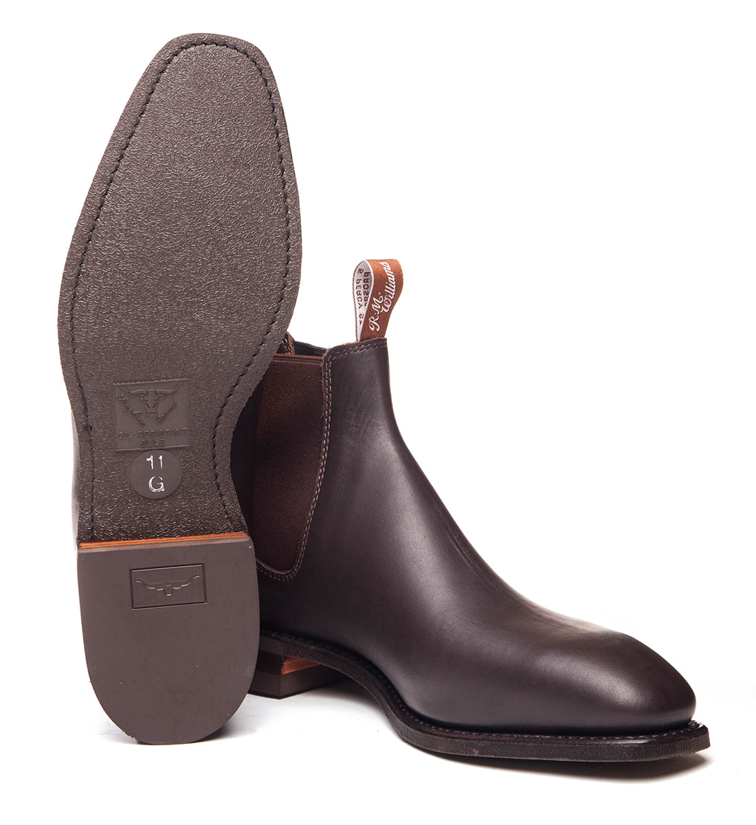 R.M. Williams, the Comfort Craftsman in Chestnut (Yearling)