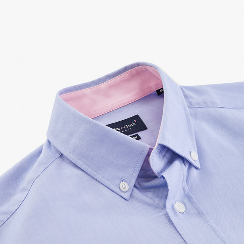 Eden Park Shirts - Blue cotton shirt - classic Oxford Shirt
