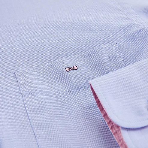 Eden Park Shirts - Blue cotton shirt - classic Oxford Shirt