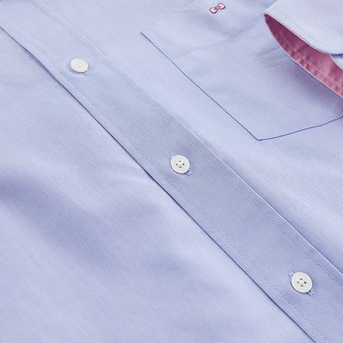 Eden Park Shirts - Blue cotton shirt - classic Oxford Shirt