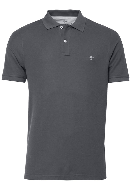 Fynch Hatton Basic Polo, Supima Cotton Polo Shirts (ASPHALT)