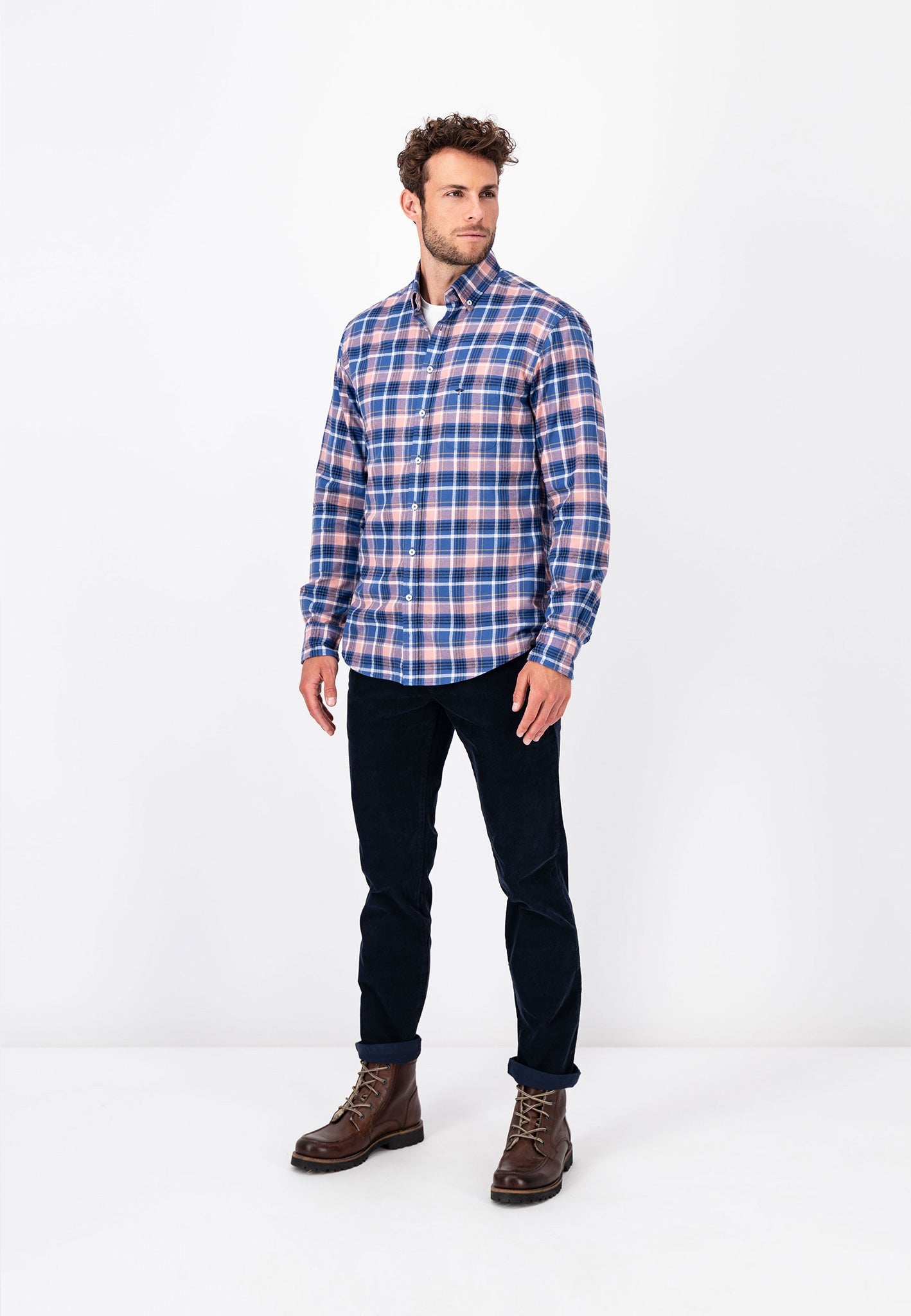 Fynch Hatton, The Fond Checks, Button Down, Long Sleeve