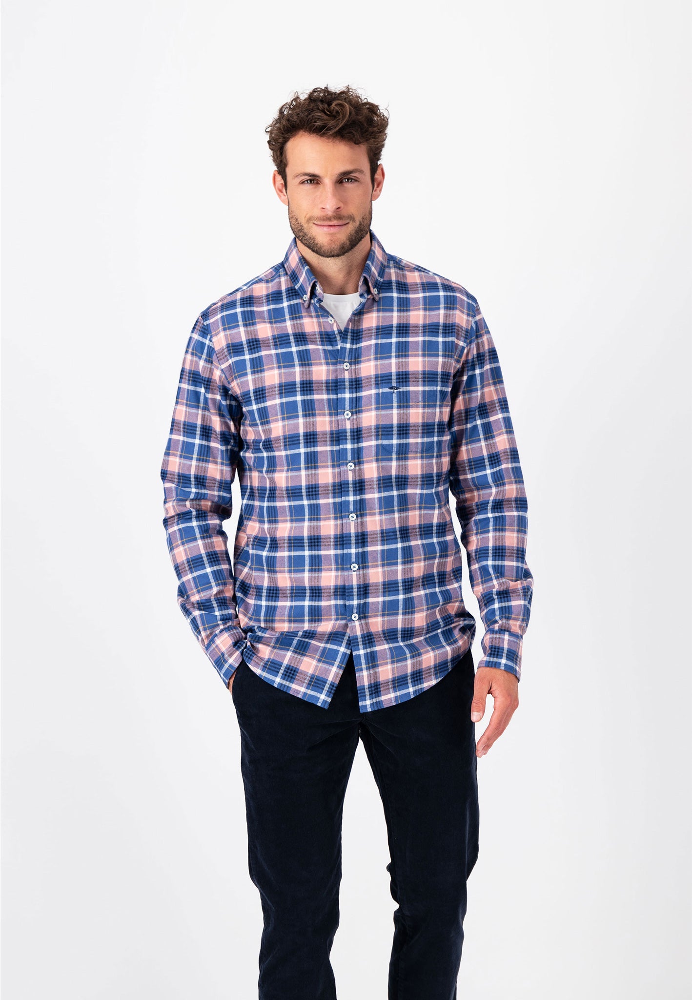 Fynch Hatton, The Fond Checks, Button Down, Long Sleeve