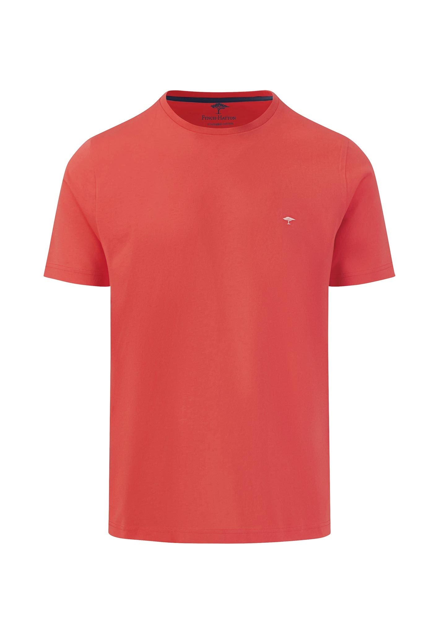 Fynch Hatton T-Shirt, Basic (orient red)