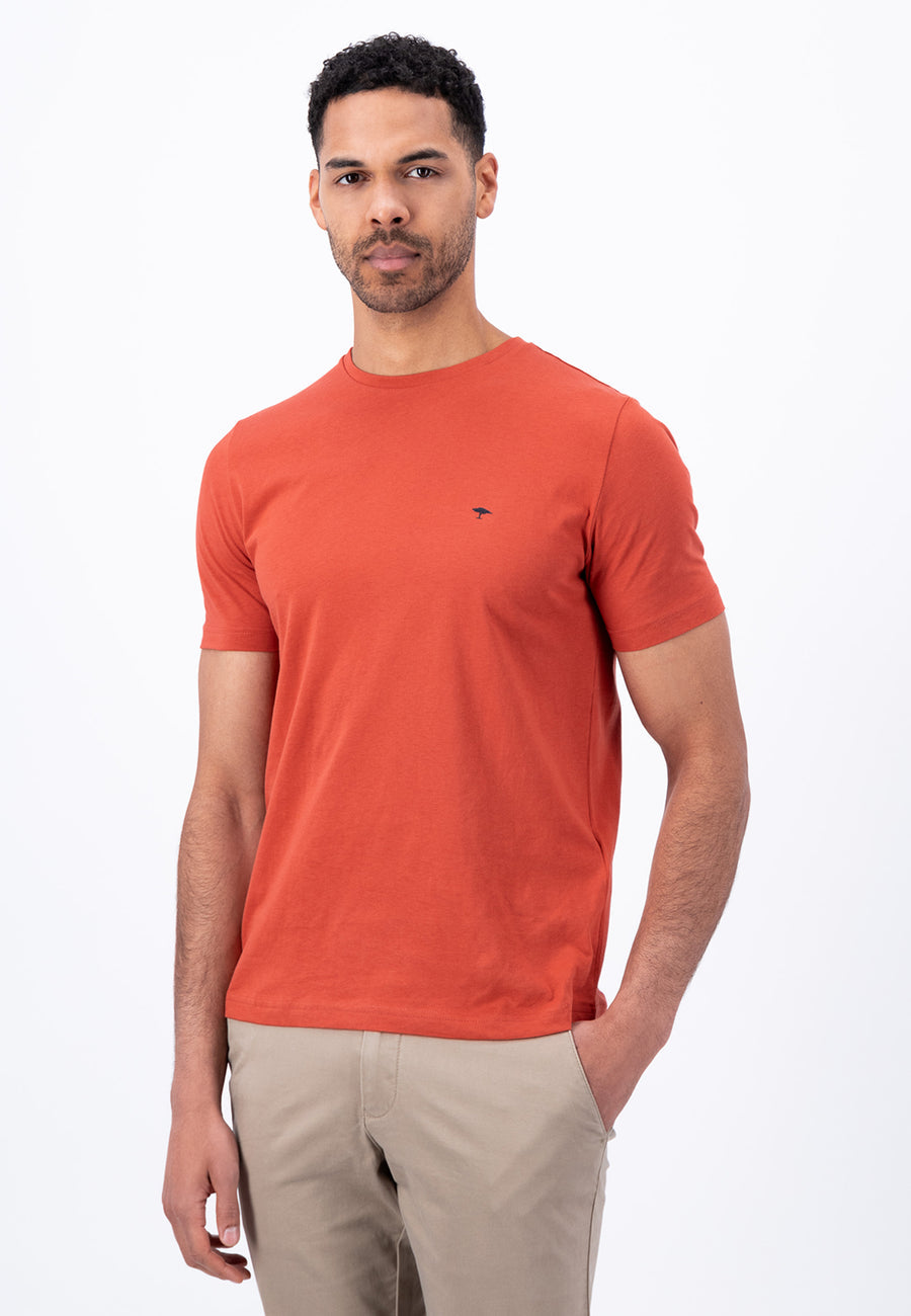 Fynch Hatton T-Shirt, Basic (orient red)