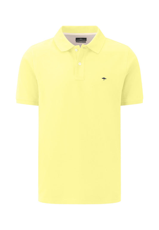 Fynch Hatton Basic Polo, Supima Cotton Polo Shirts (vanilla)