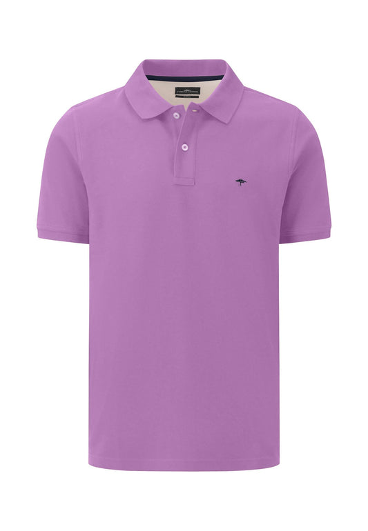 Fynch Hatton Basic Polo, Supima Cotton Polo Shirts (dusty lavender)