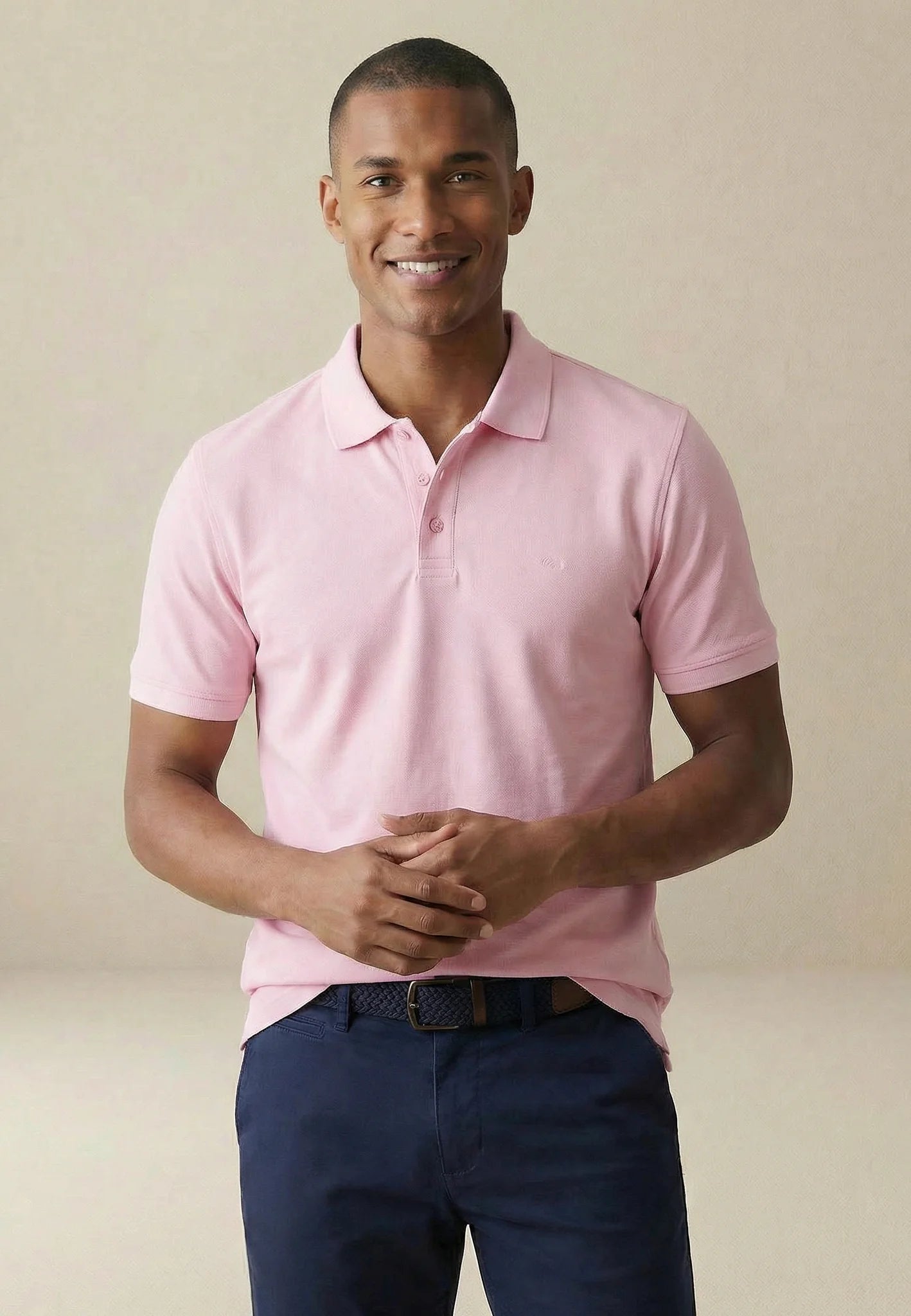 the Fynch Hatton Mens Polo, 2ply, new solid pique
