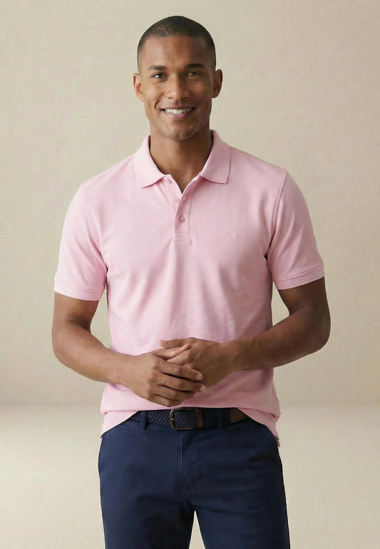 the Fynch Hatton Mens Polo, 2ply, new solid pique