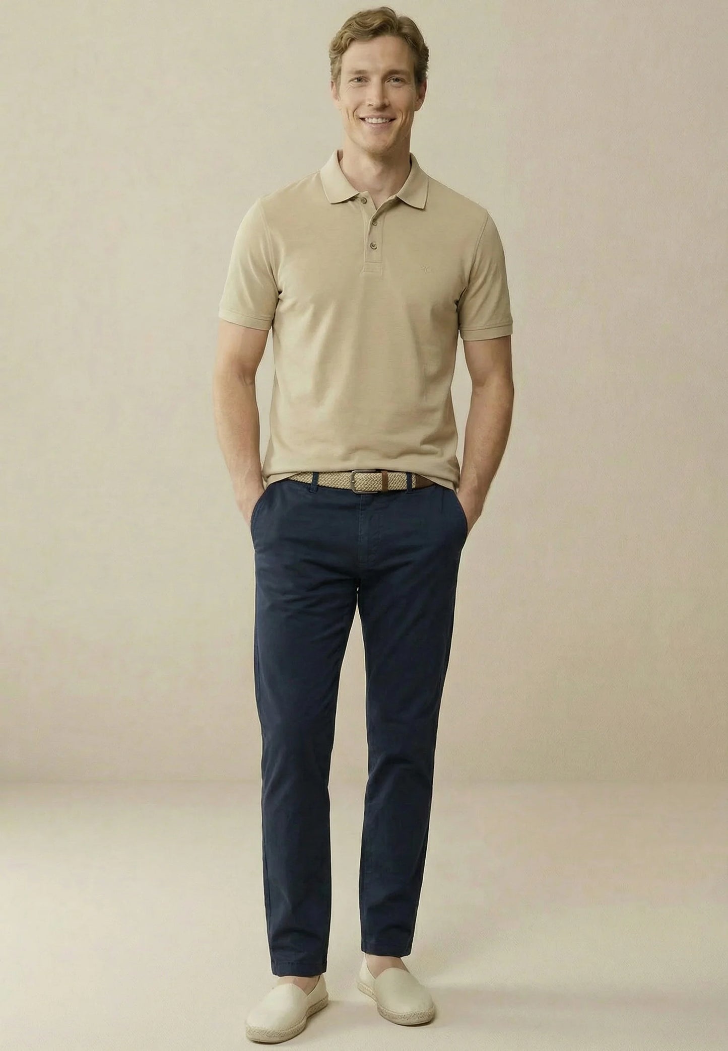 the Fynch Hatton Mens Polo, 2ply, new solid pique