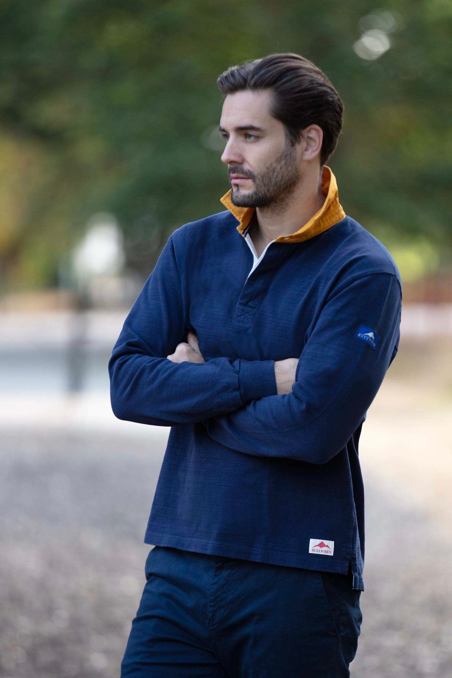Bullwren Rugby Shirts, Original in Navy
