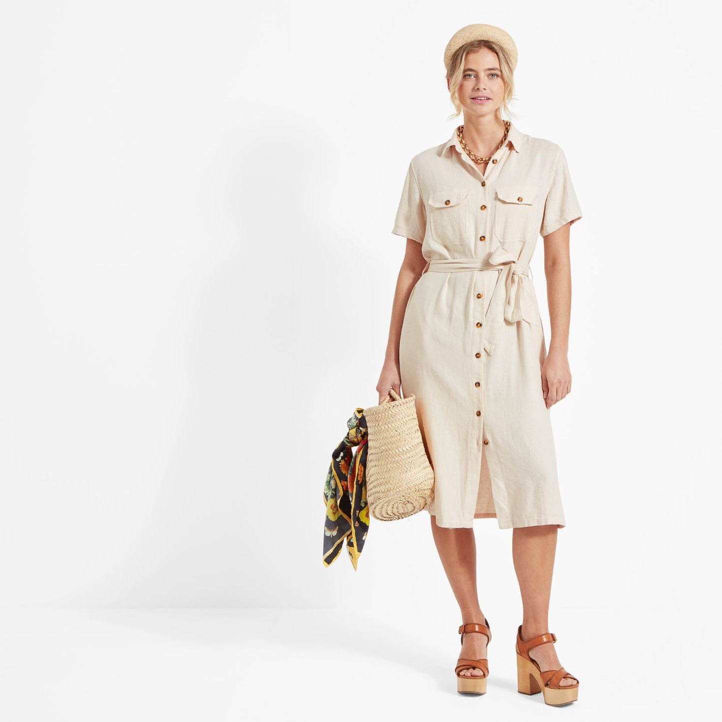 Schoffel Ladies, The Daisy Linen Dress (Oat)