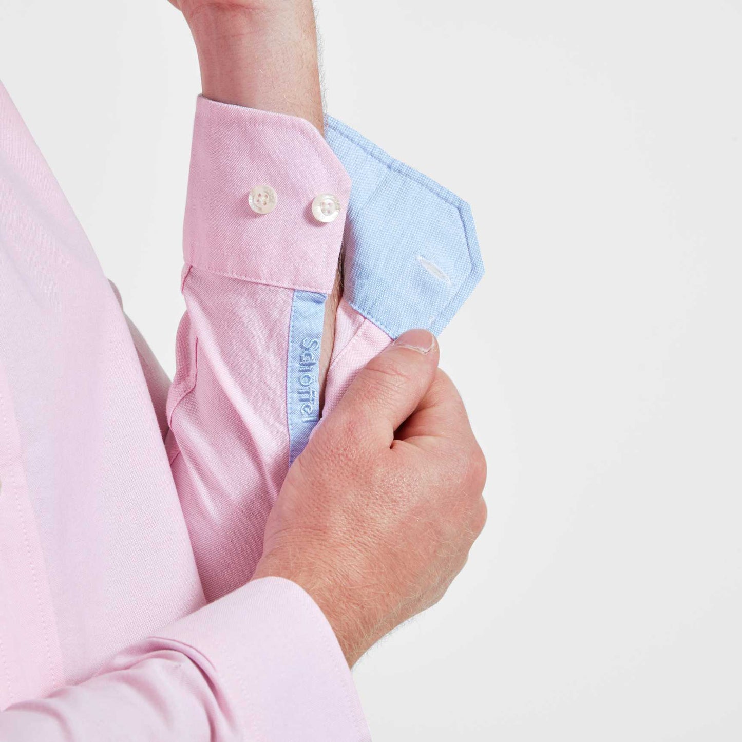 Schoffel, The Holt Soft Oxford Tailored Shirt - 20-4077 - Light Pink