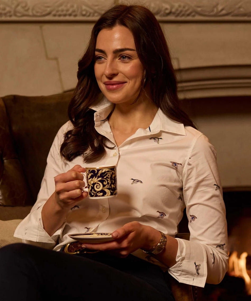 Schöffel, the Norfolk Shirt in Painted Mallard