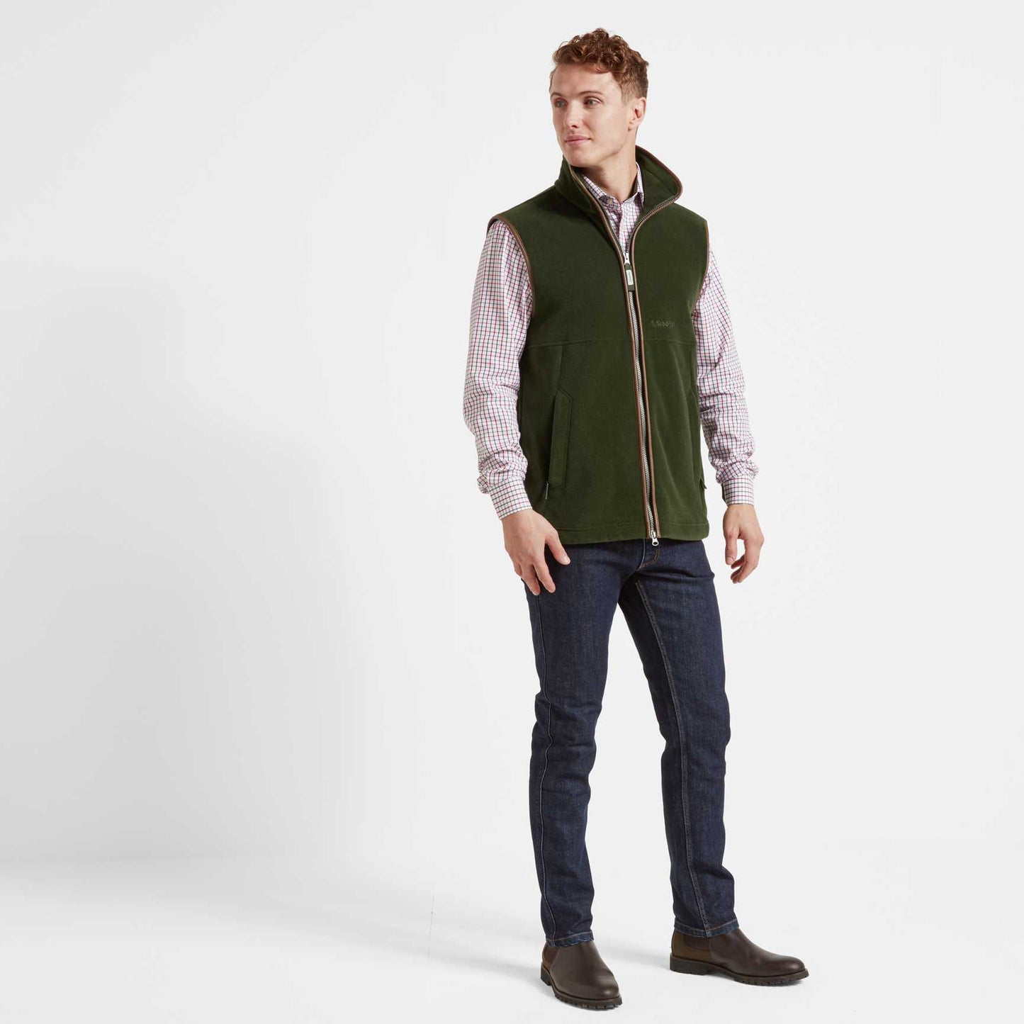 Schoffel, The Oakham Fleece Gilet - 22-1056 - Forest