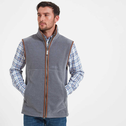 Schoffel, The Oakham Fleece Gilet - 22-1056 - Pewter