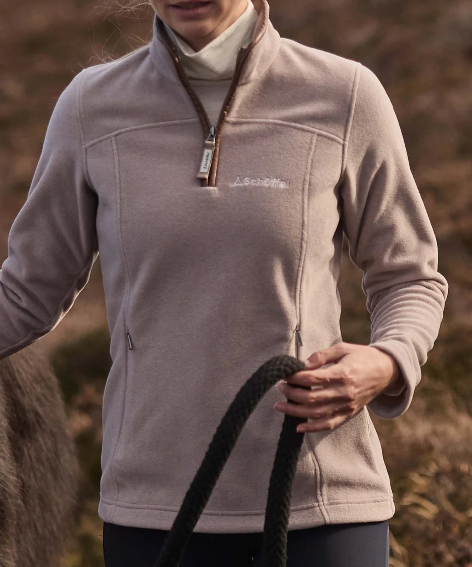 Schöffel, the Tilton Ii 1/4 Zip Fleece in Mushroom