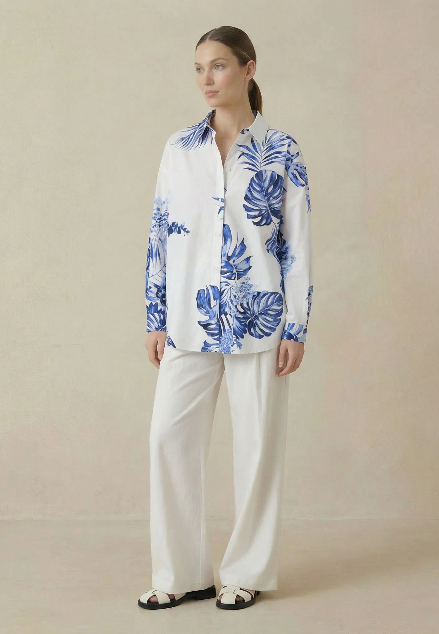 Fynch Hatton Shirts , the Blouse Batwing Tropics
