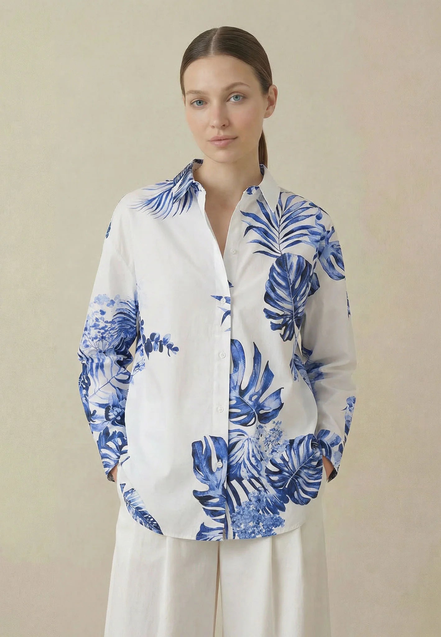Fynch Hatton Shirts , the Blouse Batwing Tropics