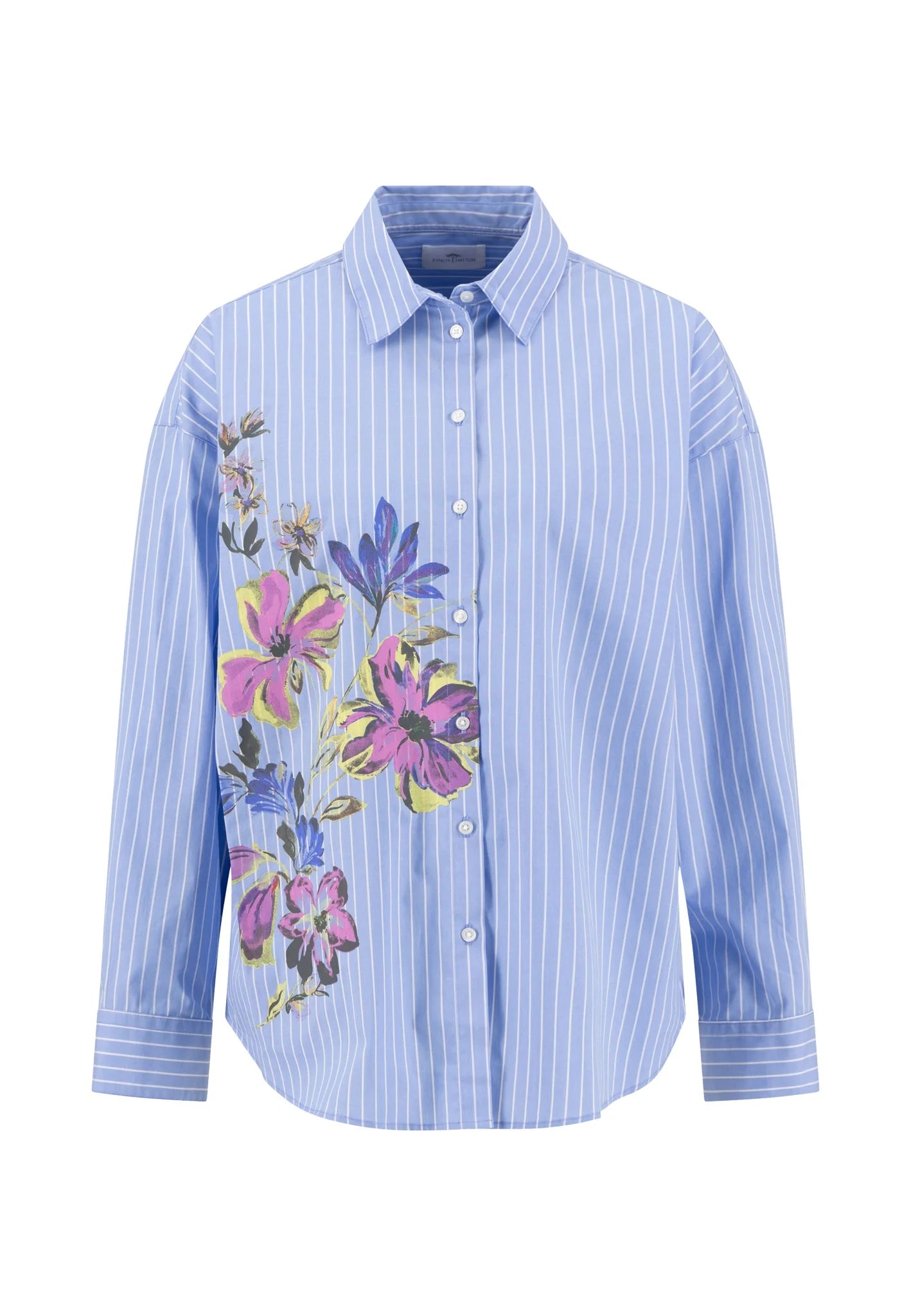 Fynch Hatton Shirts , the Blouse Flower Stripe