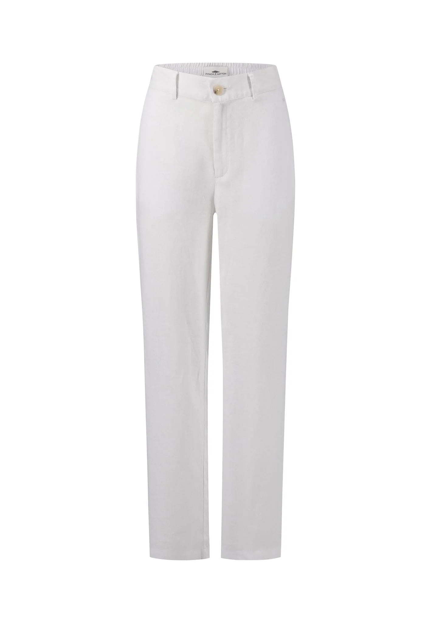 Fynch Hatton Chinos , the Pants Straight Linen Melange