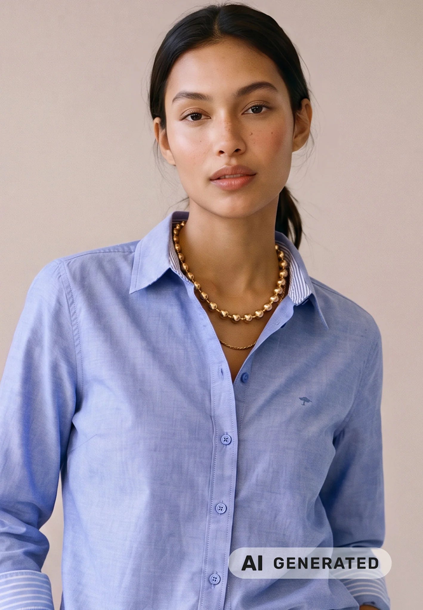 Fynch-Hatton Shirts, the Galaxy Blue Blouse Cl Oxford