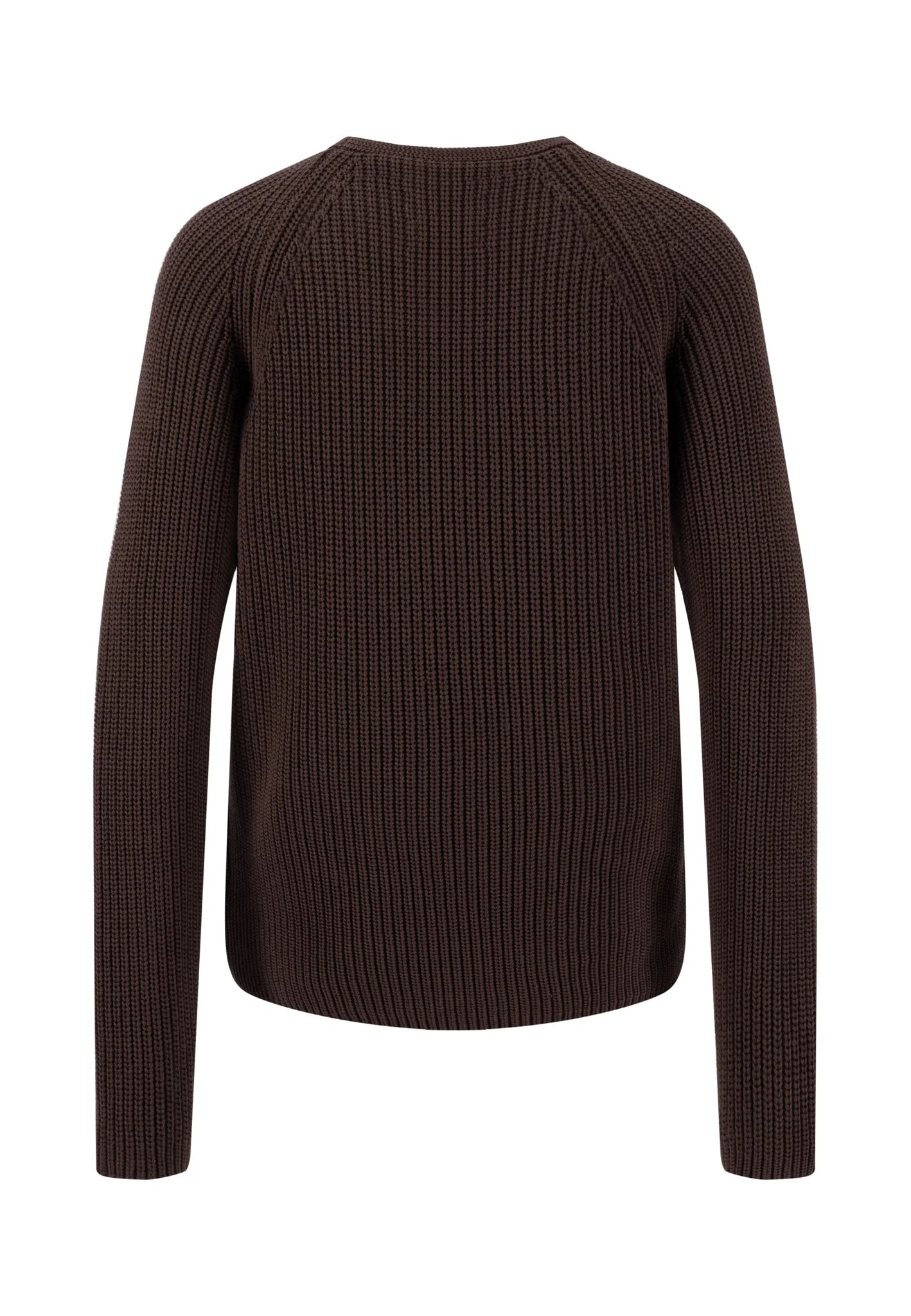 Fynch-Hatton Knitwear, the Espresso Pullover O-Neck Cotton