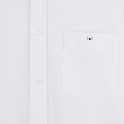 Eden Park Shirts - White pinpoint cotton shirt