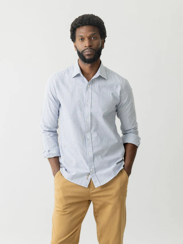 Mos Mosh Gallery, the MMGMarco Oxford Stripe Shirt