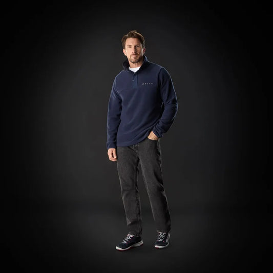 Musto , Mens Evo Pt 200 Pullover Fleece in Navy