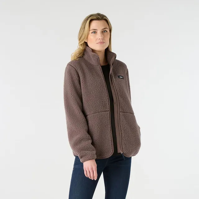 Musto Ladieswear, the W Cove Deep Pile Fleece JKT