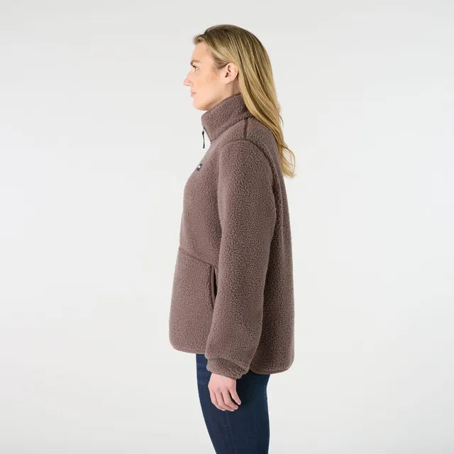 Musto Ladieswear, the W Cove Deep Pile Fleece JKT