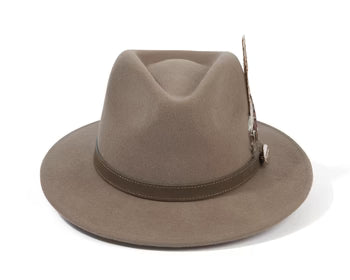 Hicks & Brown Accessories , the Suffolk Fedora Bronze Side Feather NEW 2026