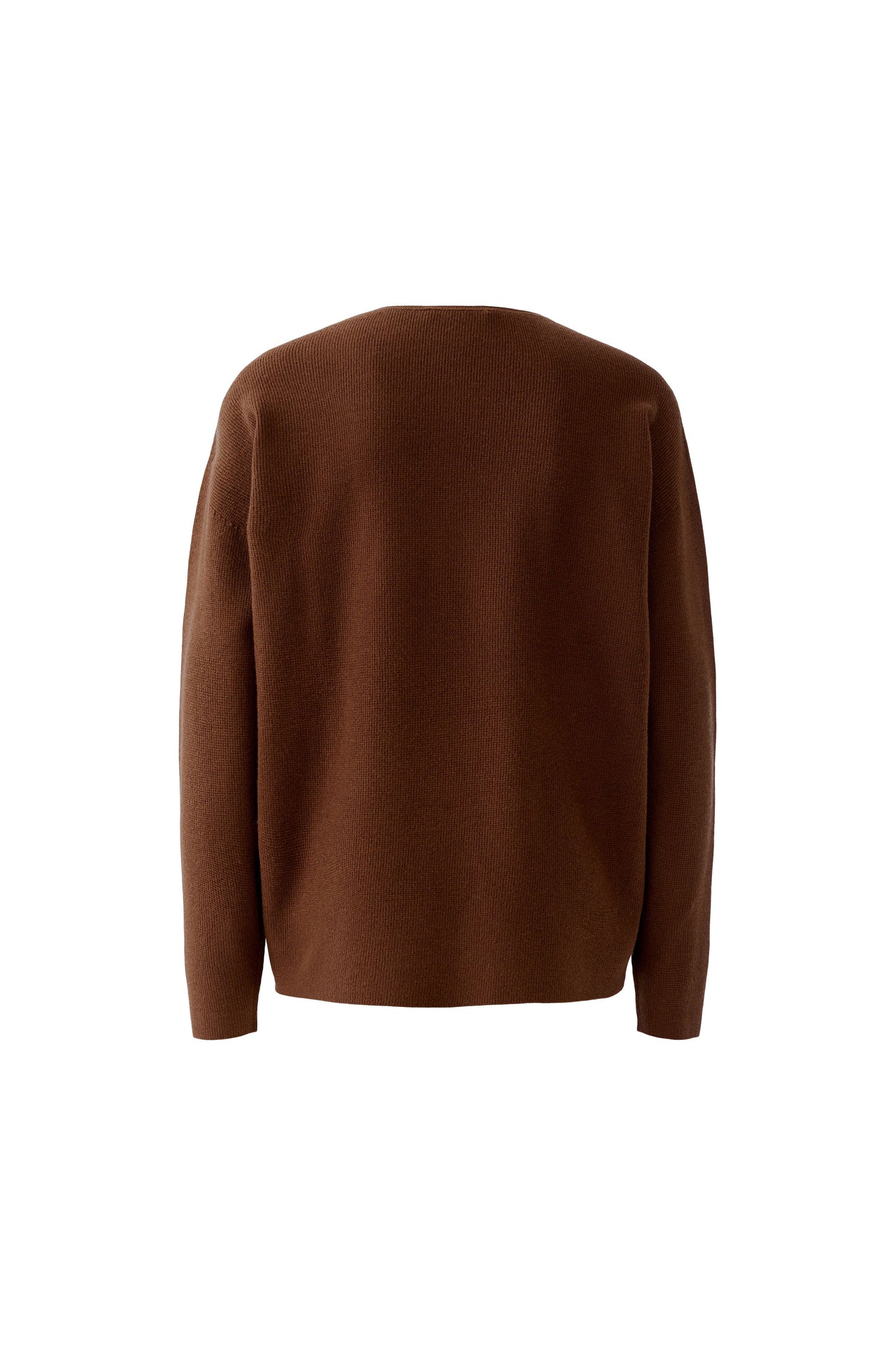 Oui Knitwear , the FREYJA pullover fondue fudge