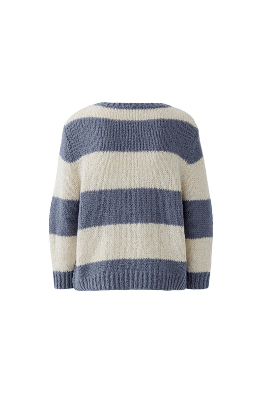 Oui Knitwear , the ESMY pullover Blue Stone