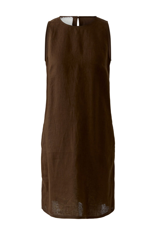 Oui Dress , the Linen patch dress demitasse