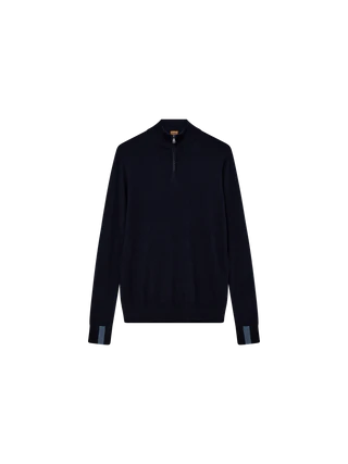 Mos Mosh Gallery, the MMGAdam Soft Zip Turtle Neck Knit