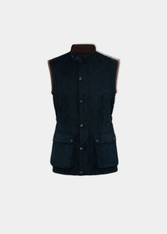 Alan Paine Felwell Mens Waistcoat in Navy