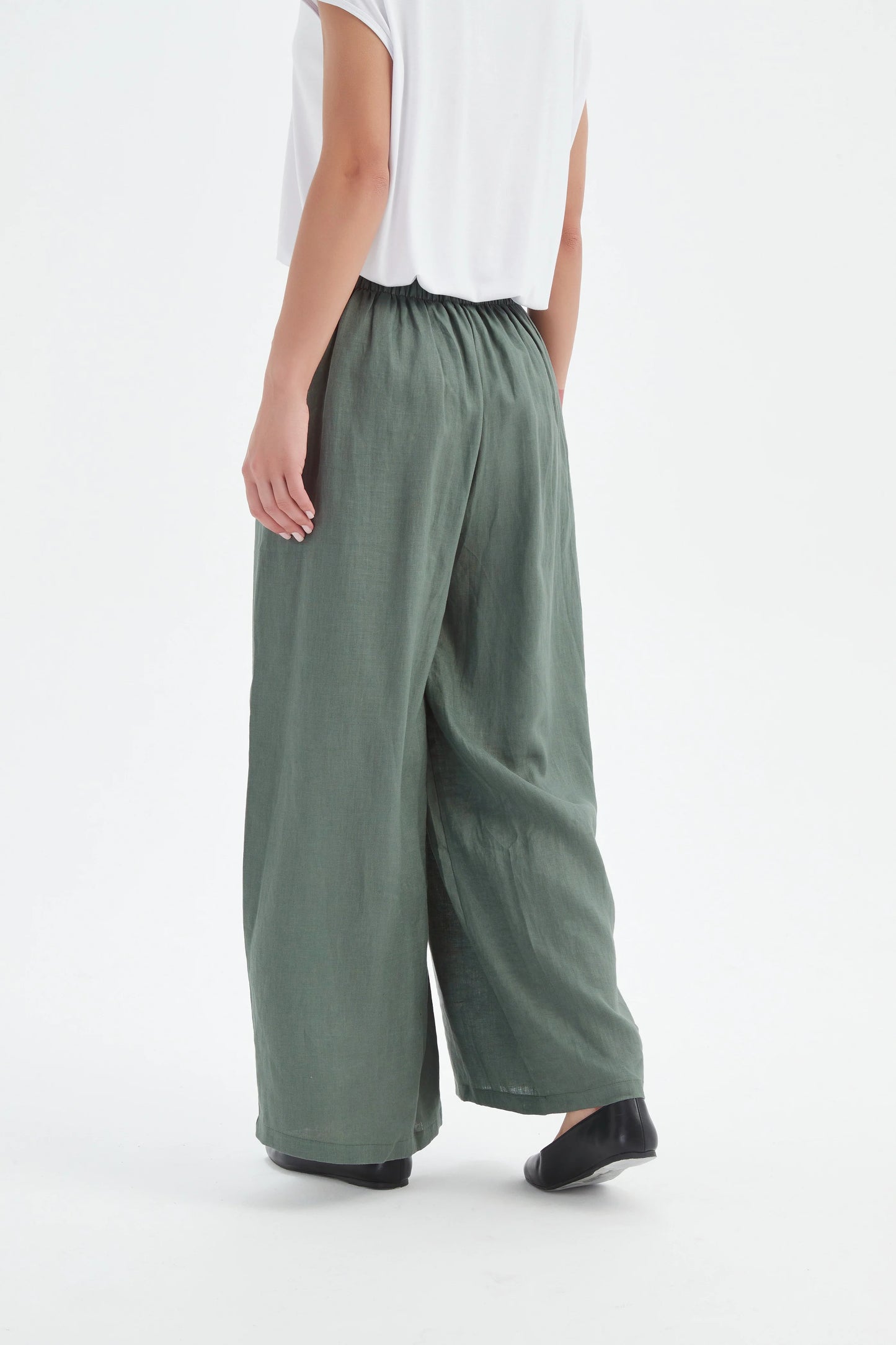 Tirelli Chinos , the Pleat Front Palazzo Pant