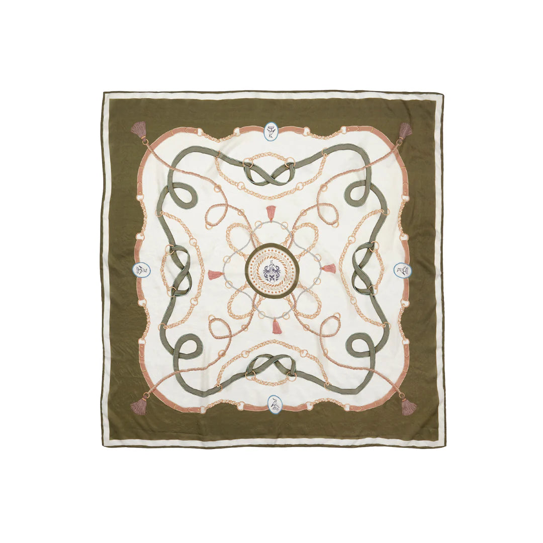 Hicks & Brown Accessories , the The Melford Silk Scarf (New 2025)