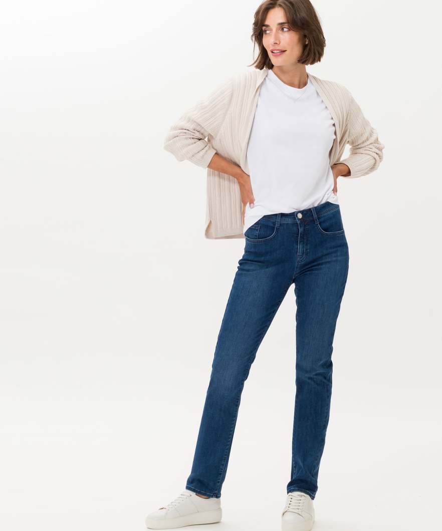 Brax Ladies, Carola Jeans -  in Regular Used Blue 25