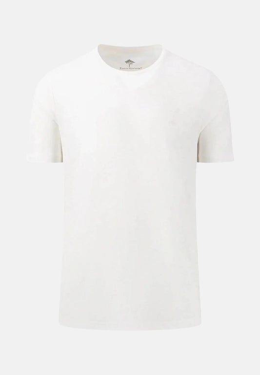 Fynch Hatton T-Shirt, Basic - White